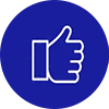 icono like pulgar arriba